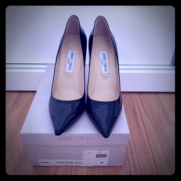 Jimmy Choo Shoes - Jimmy choo black patent pump size 41